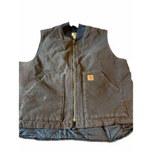 Carhartt V02 DKB Quilt Lined Full Zip Vest 2XL